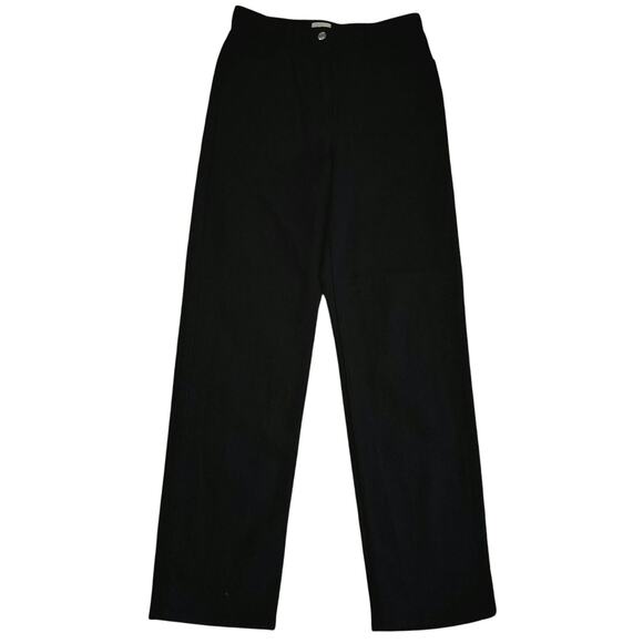 Wilfred Free Aritzia Size 8 The Melina High Rise Straight Leg Black Denim Jeans - Picture 1 of 5